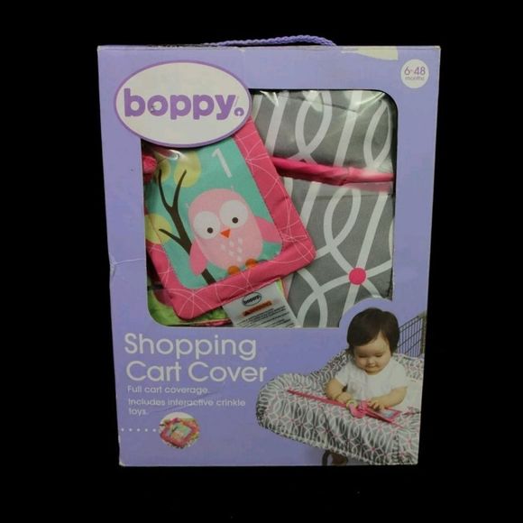 Boppy Other Chicco Boppy Shopping Cart Cover Park Gate Pink Gray